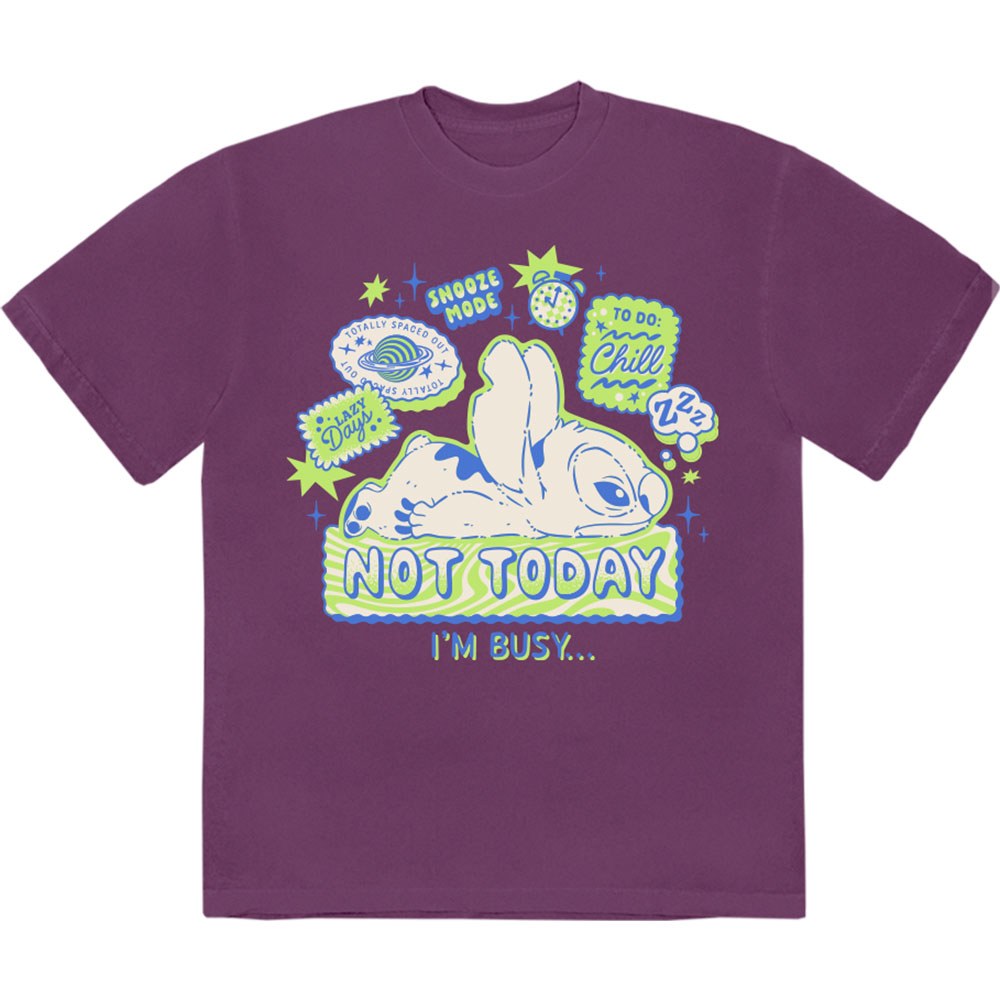 Disney - Lilo & Stitch - Not Today T-shirt Homme - Violet